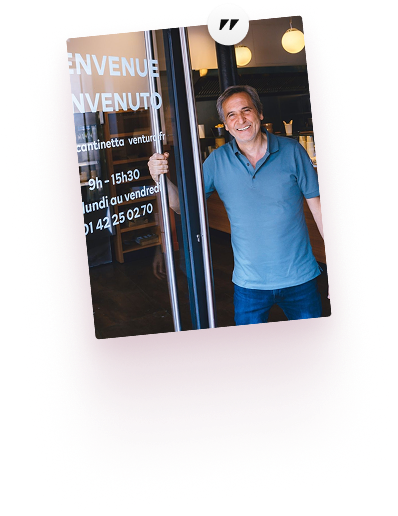 Portrait de Serge Ventura, témoignage client