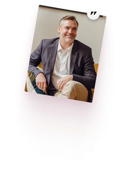 Portrait d'Olivier Nicolas, témoignage client